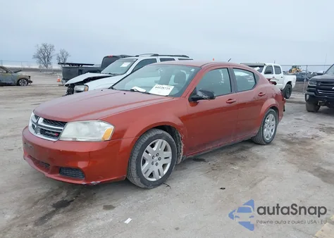 2012 Dodge Avenger Se from USA, damaged, VIN 1C3CDZAB8CN270286